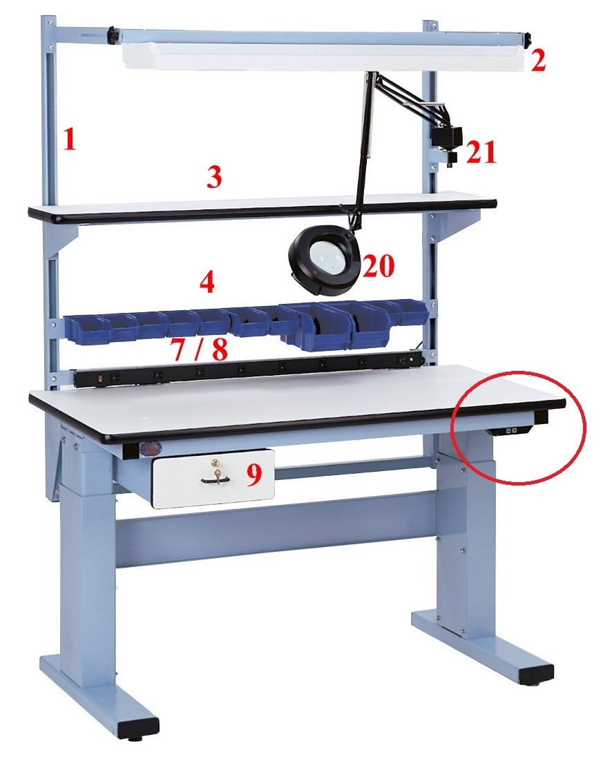 Model MSVII Millennium Workbench | Electric Height